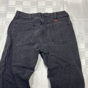 Wrangler Men's Dark Gray Relaxed Jeans